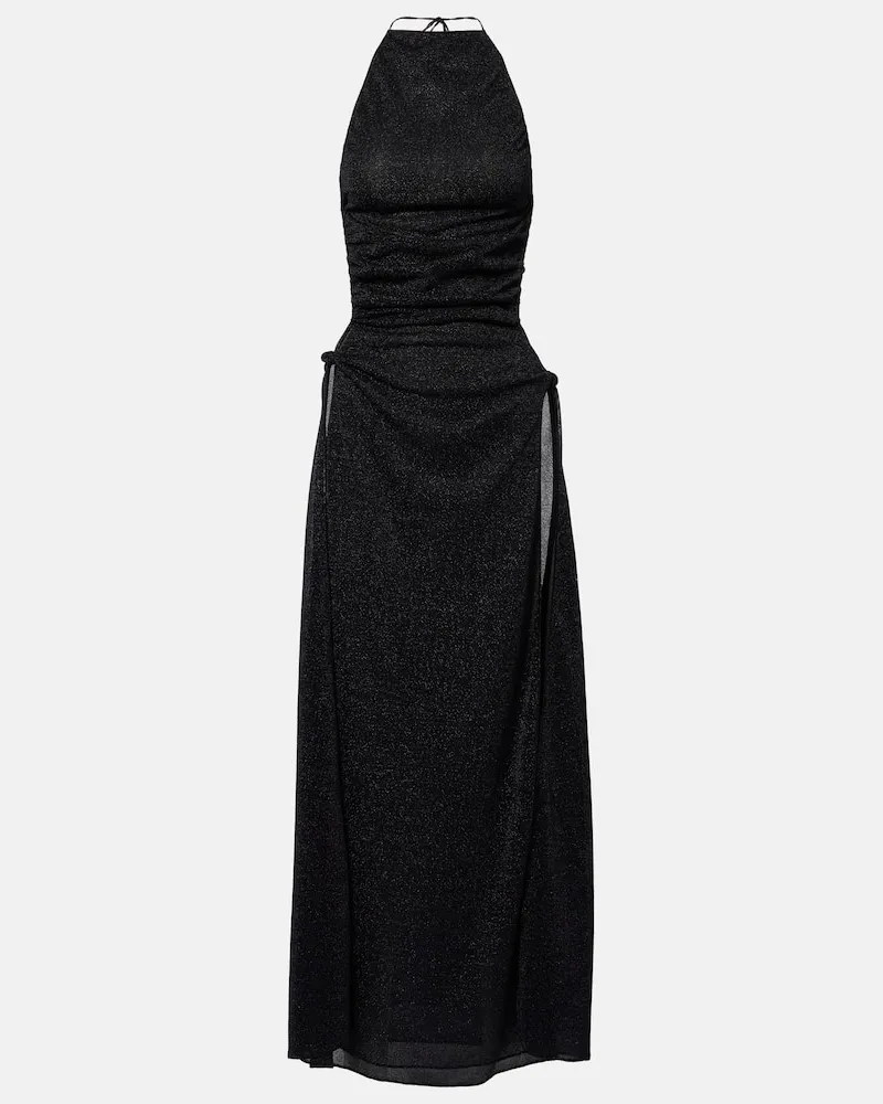 Oséree Oséree Maxikleid Lumière Schwarz