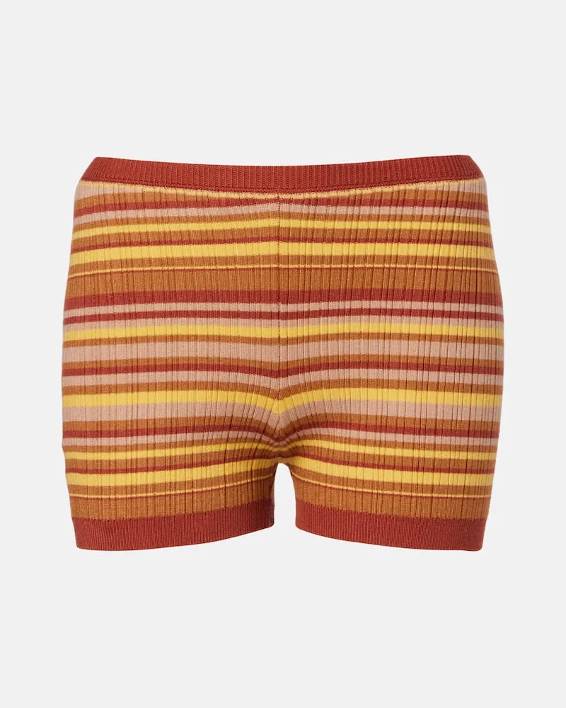 BANANHOT Shorts Jack aus Rippstrick Braun