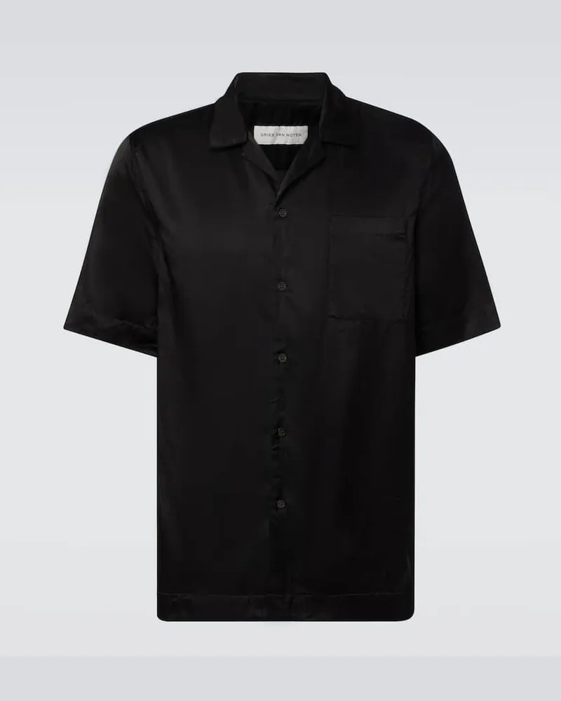 Dries van Noten Hemd Schwarz