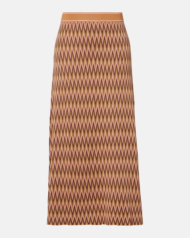 RIXO Midirock Brandy aus Jacquard Multicolor