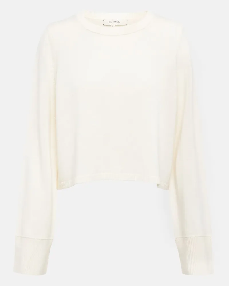 Dorothee Schumacher Pullover Modern Statements Weiß