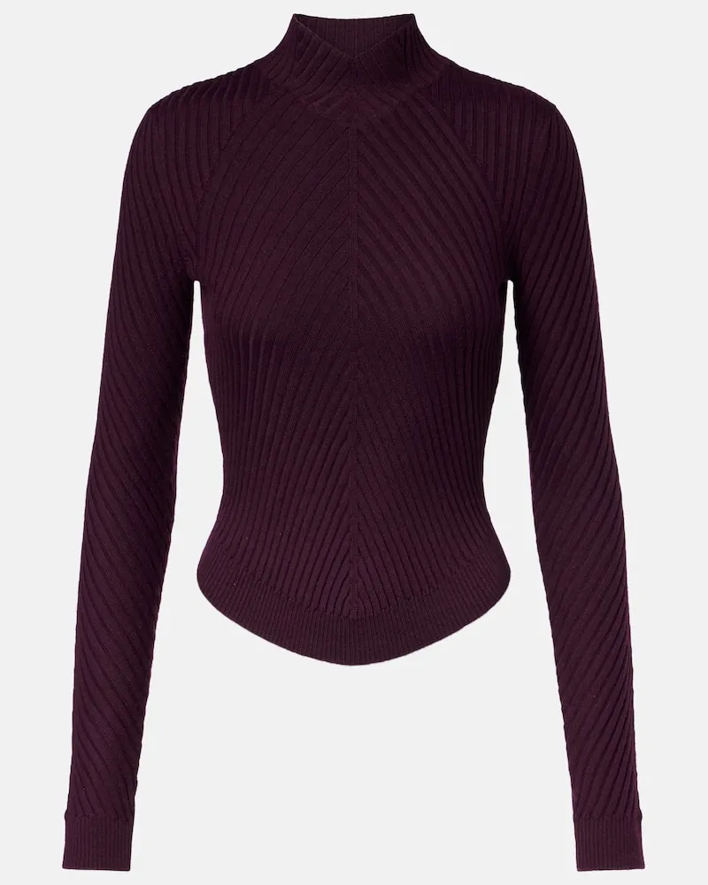 Victoria Beckham Pullover aus Wolle Lila