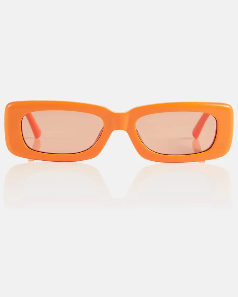 ATTICO X Linda Farrow Sonnenbrille Marfa Mini Orange