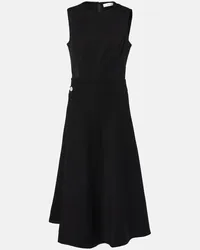 Proenza Schouler White Label Midikleid Ivy Schwarz