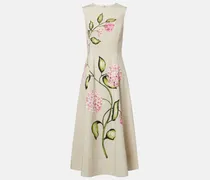 Midikleid Porcelain aus Popeline