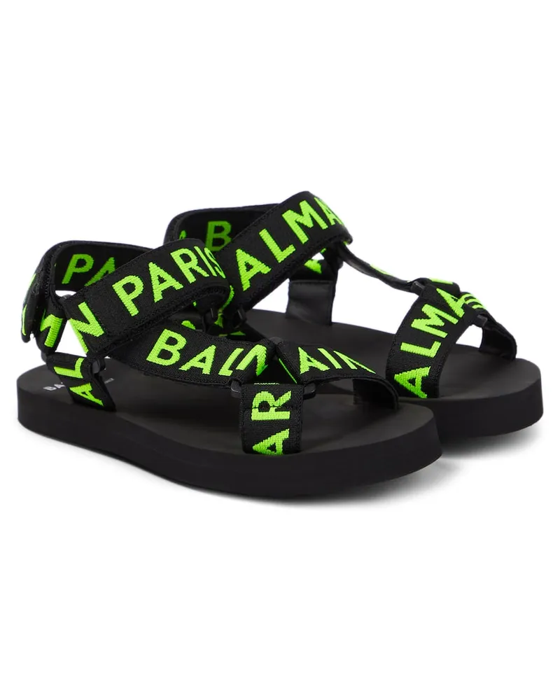 Balmain Sandalen Schwarz