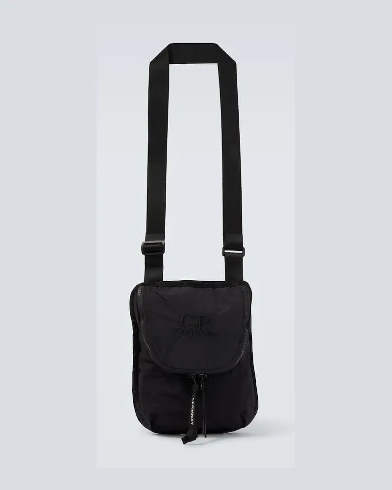 C.P. Company Messenger Bag Plain Paper Touch Schwarz