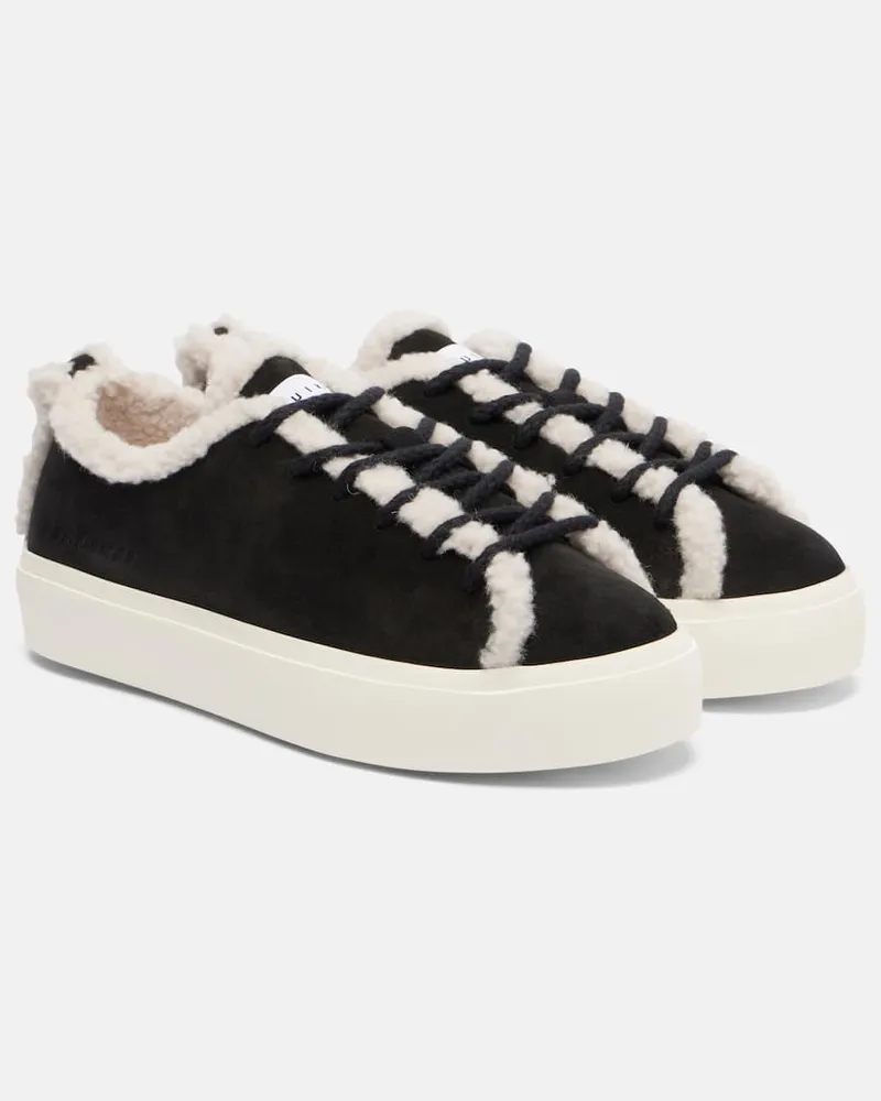 INUIKII Sneakers aus Veloursleder Schwarz