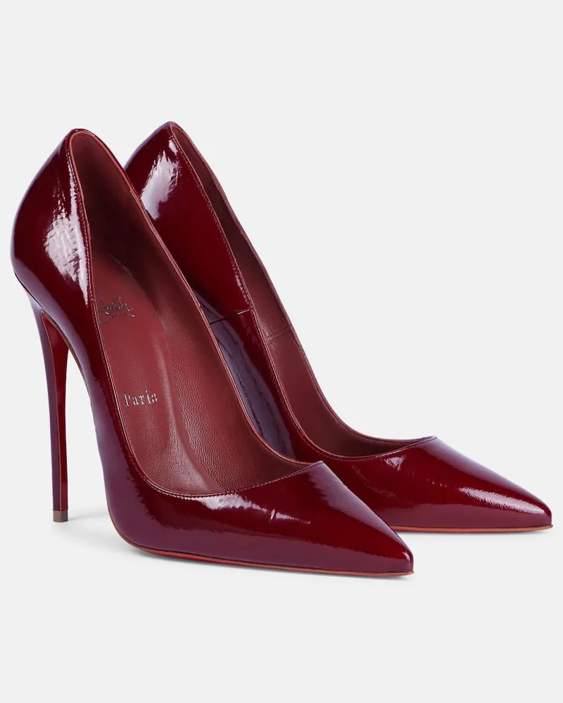 Christian Louboutin Pumps Kate Max aus Lackleder Rot