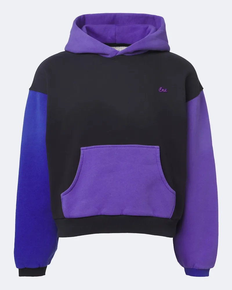 ERL Hoodie aus Baumwoll-Jersey Schwarz
