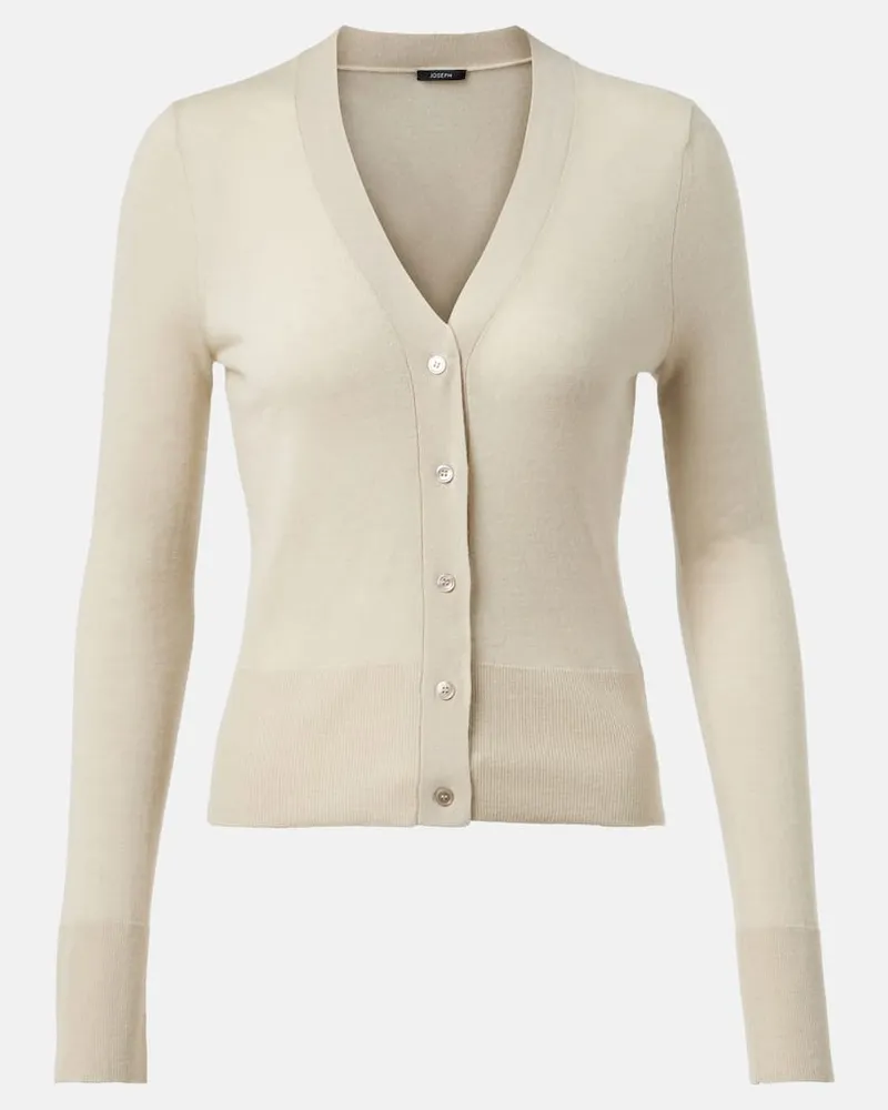 Joseph Cardigan Cashair aus Kaschmir Beige