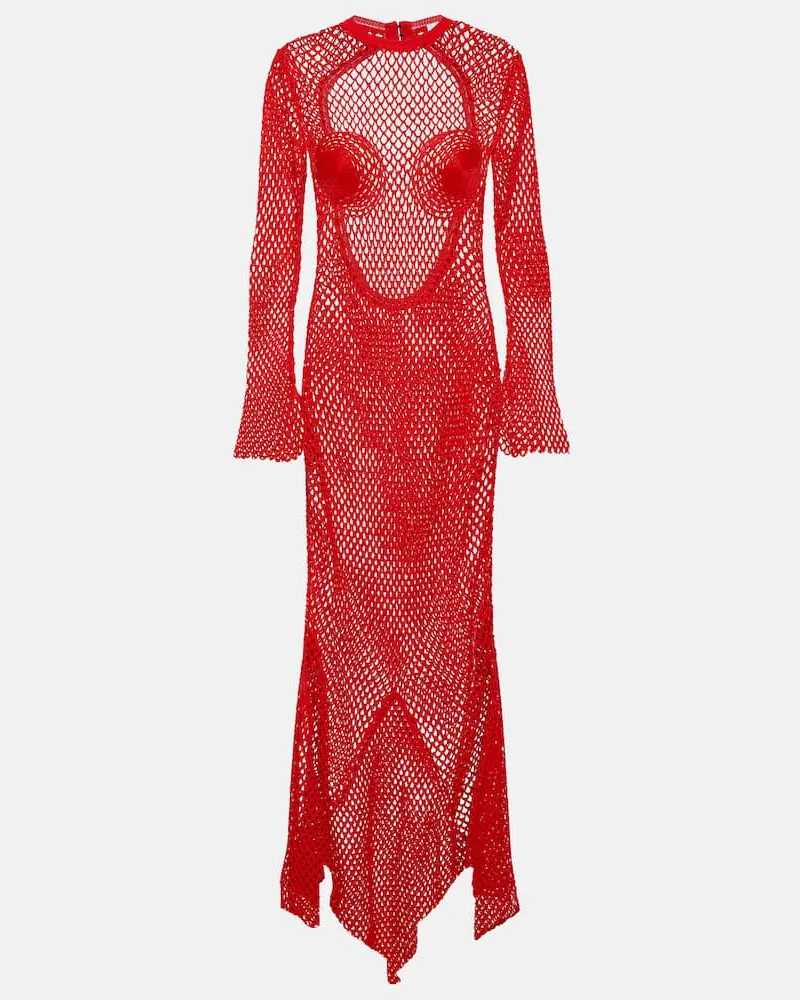 Ferragamo Maxikleid Rot