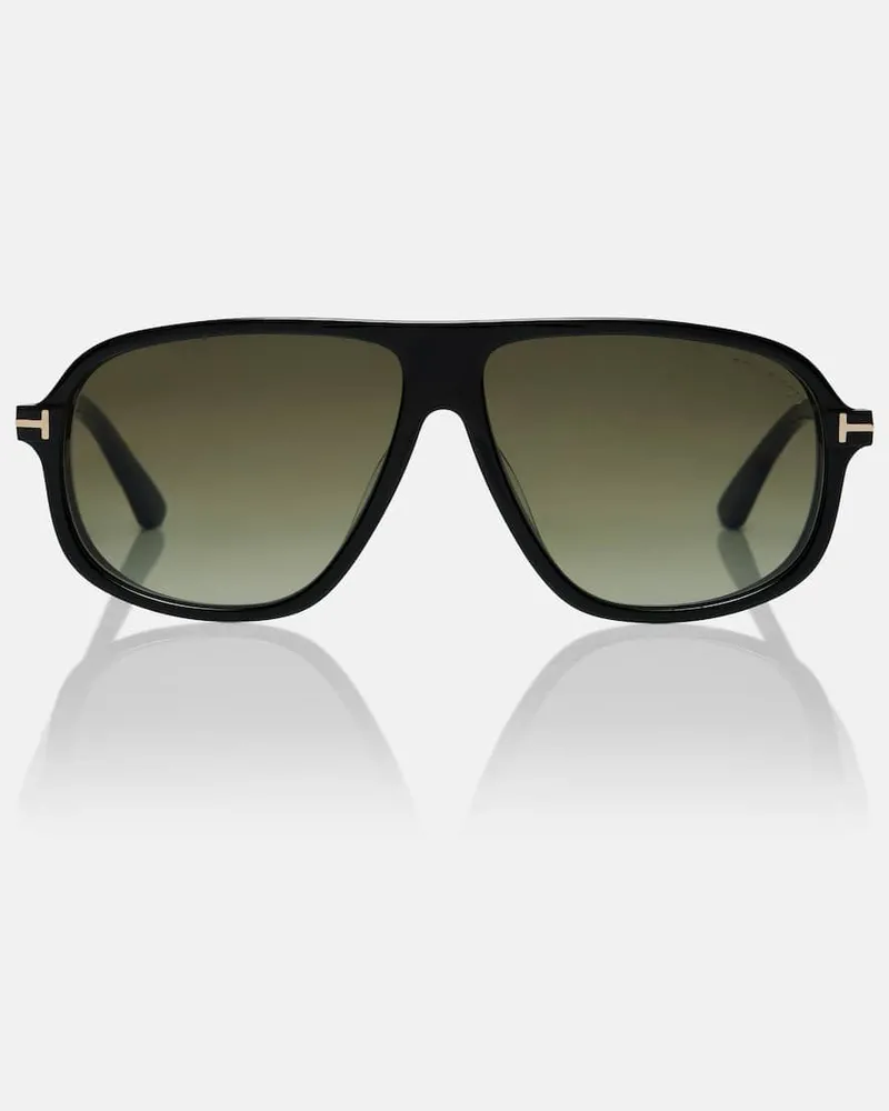 Tom Ford Aviator-Sonnenbrille Guillaume Schwarz