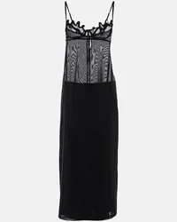 Y/PROJECT Slipdress Wire Brasier Schwarz