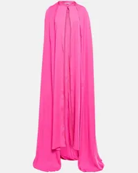 Safiyaa Robe aus Chiffon Pink