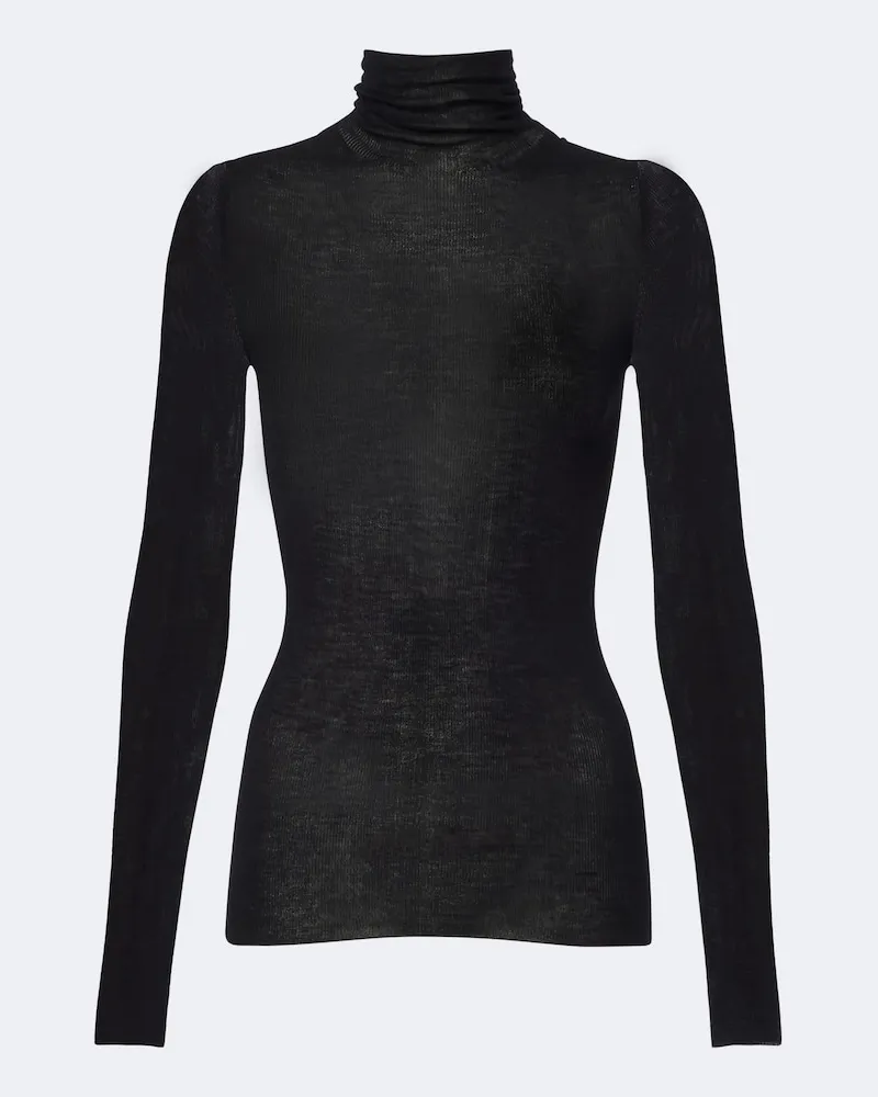 The Row Rollkragenpullover Arp aus Kaschmir Schwarz