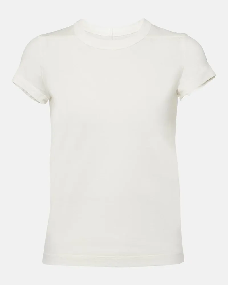 Rick Owens T-Shirt aus Baumwoll-Jersey Weiß