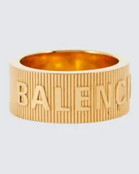 Balenciaga Ring Force Striped Gold