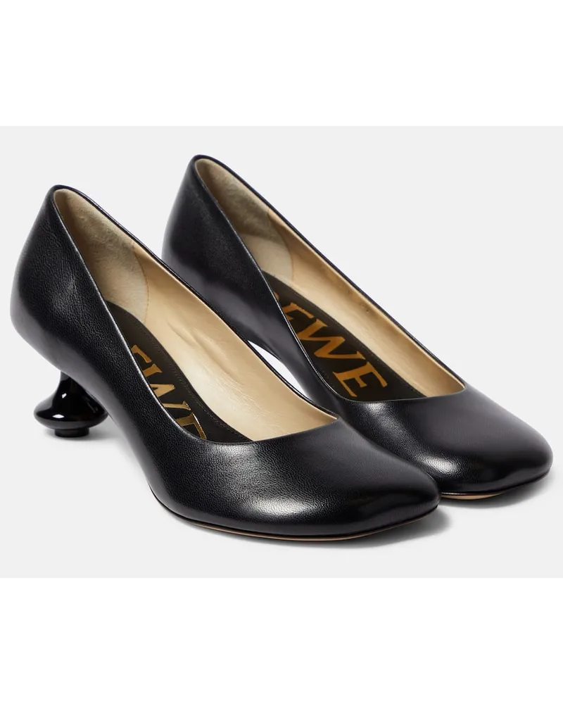Loewe Pumps Toy aus Leder Schwarz