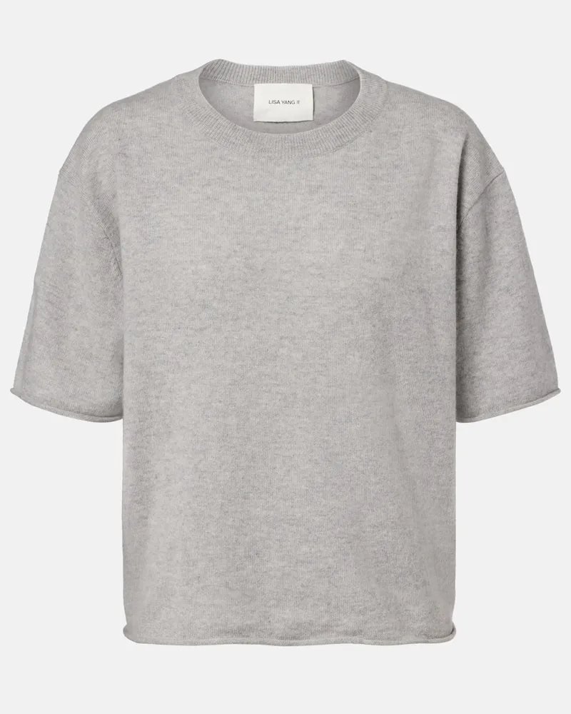 Lisa Yang Pullover Cila aus Kaschmir Grau