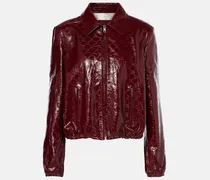 Bomberjacke aus Leder