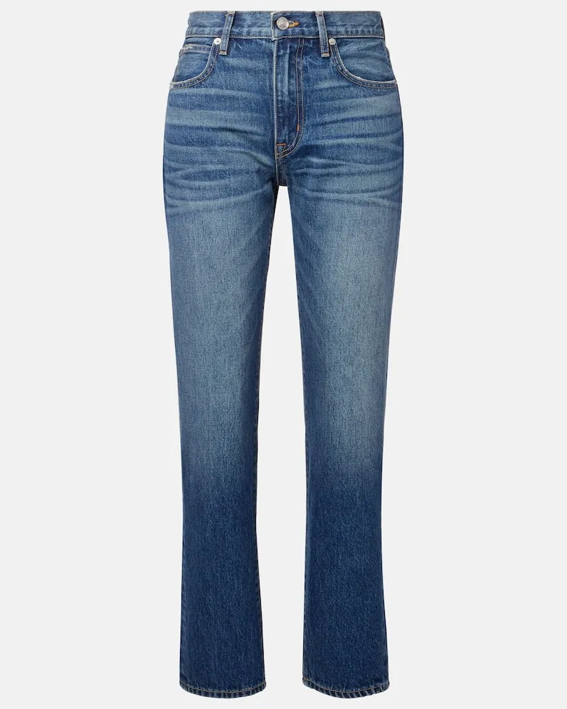 SLVRLAKE Mid-Rise Slim Jeans Amber Blau