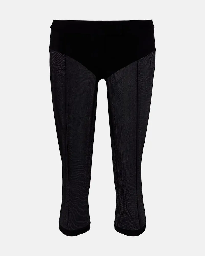 Magda Butrym Set aus Caprihose und Höschen Schwarz