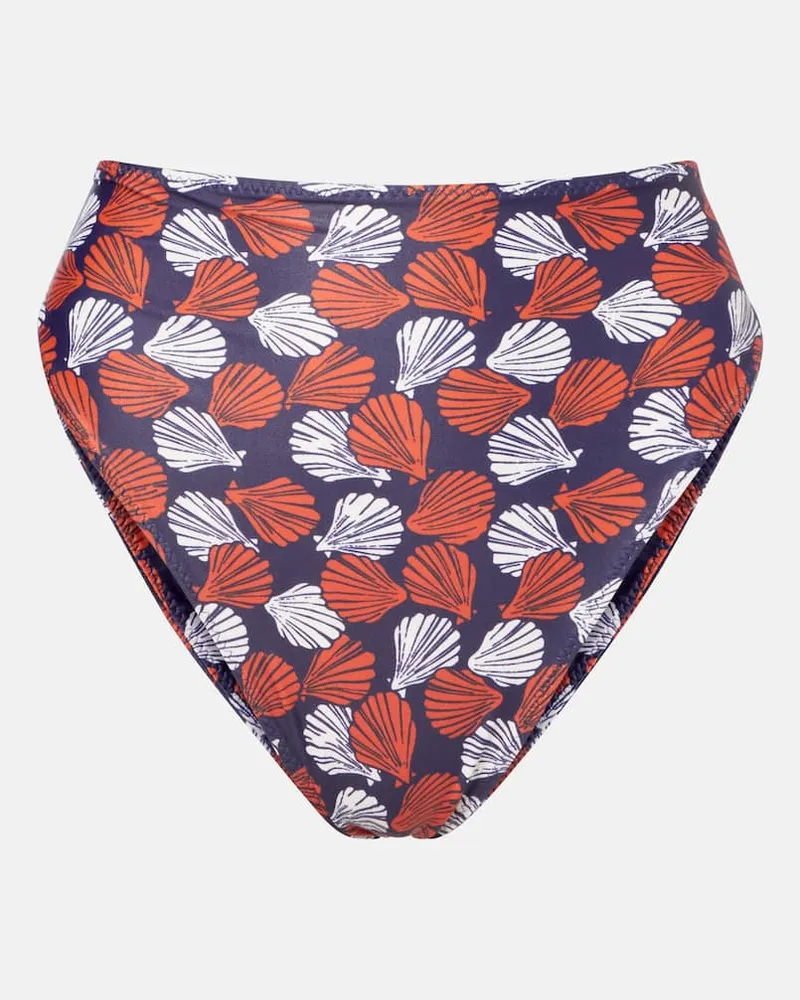 SAME Bedrucktes Bikini-Höschen Blau