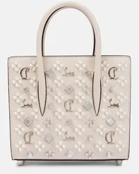 Christian Louboutin Tote Paloma Mini aus Leder Beige