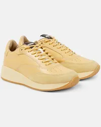 Jacquemus Sneakers La Daddy aus Leder Gelb