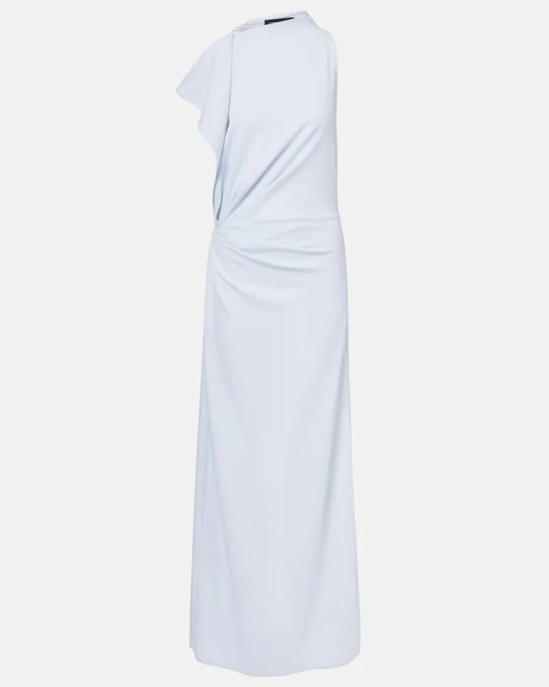Proenza Schouler Maxikleid Devyn aus Crêpe Blau