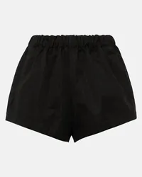 WARDROBE.NYC Shorts aus Drill Schwarz