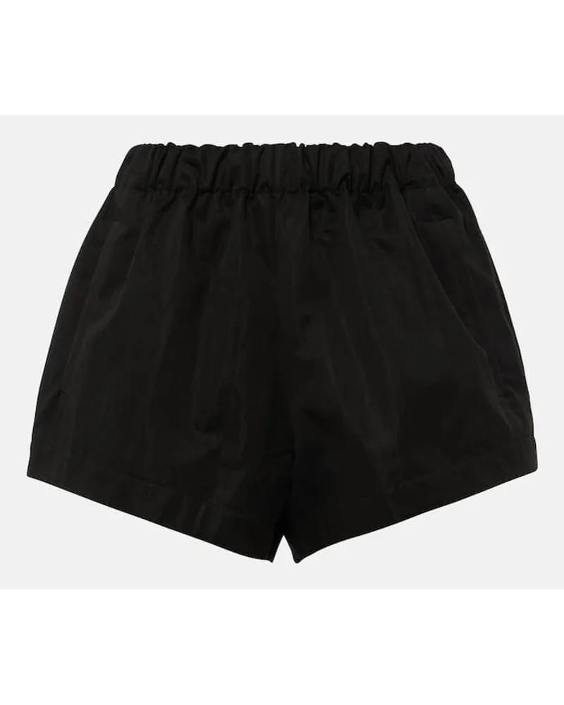 WARDROBE.NYC Shorts aus Drill Schwarz