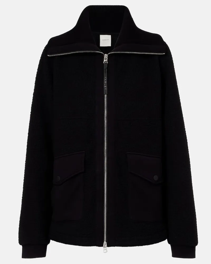 Varley Jacke Eleanor aus Fleece Schwarz