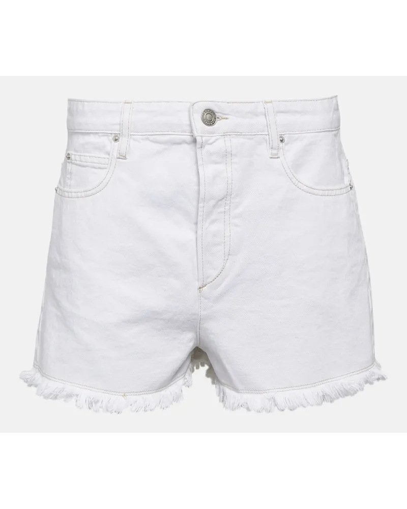 Isabel Marant Mid-Rise Jeansshorts Lesia Weiss