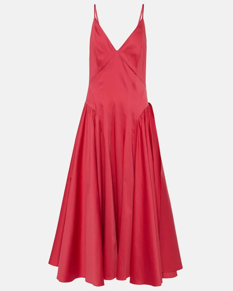 TOVE Midikleid Solene aus einem Baumwollgemisch Rosa