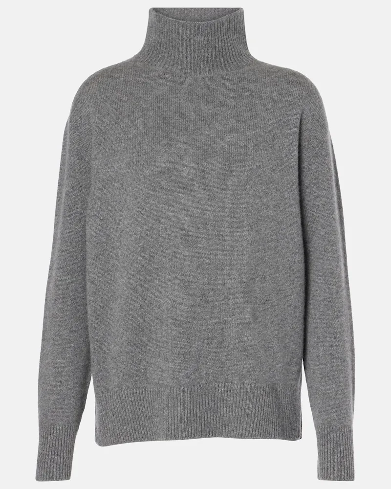 Max Mara Rollkragenpullover aus Kaschmir Grau