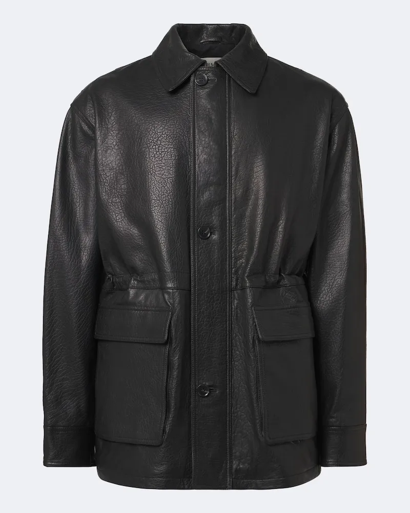 Arma Jacke Mavis aus Leder Schwarz