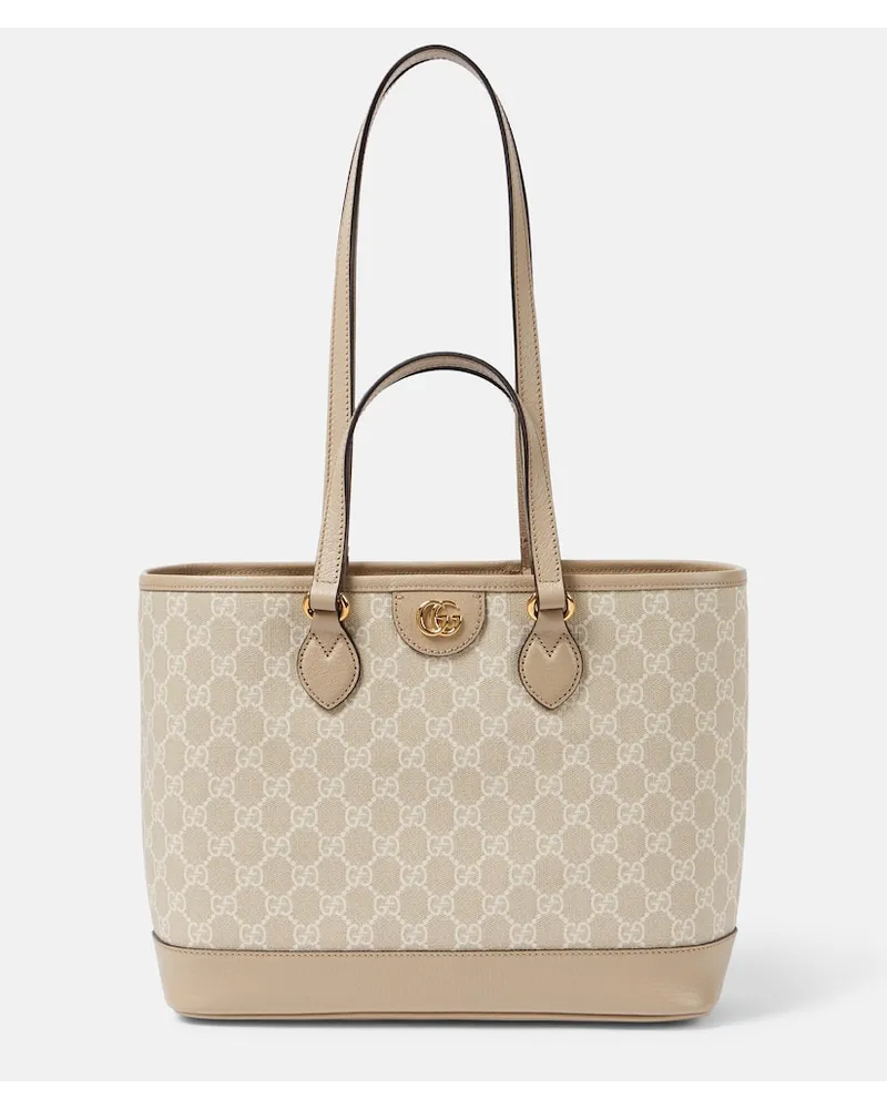 Gucci Tote Ophidia Large GG Supreme aus Canvas Beige