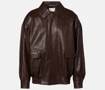 Oversize-Lederjacke