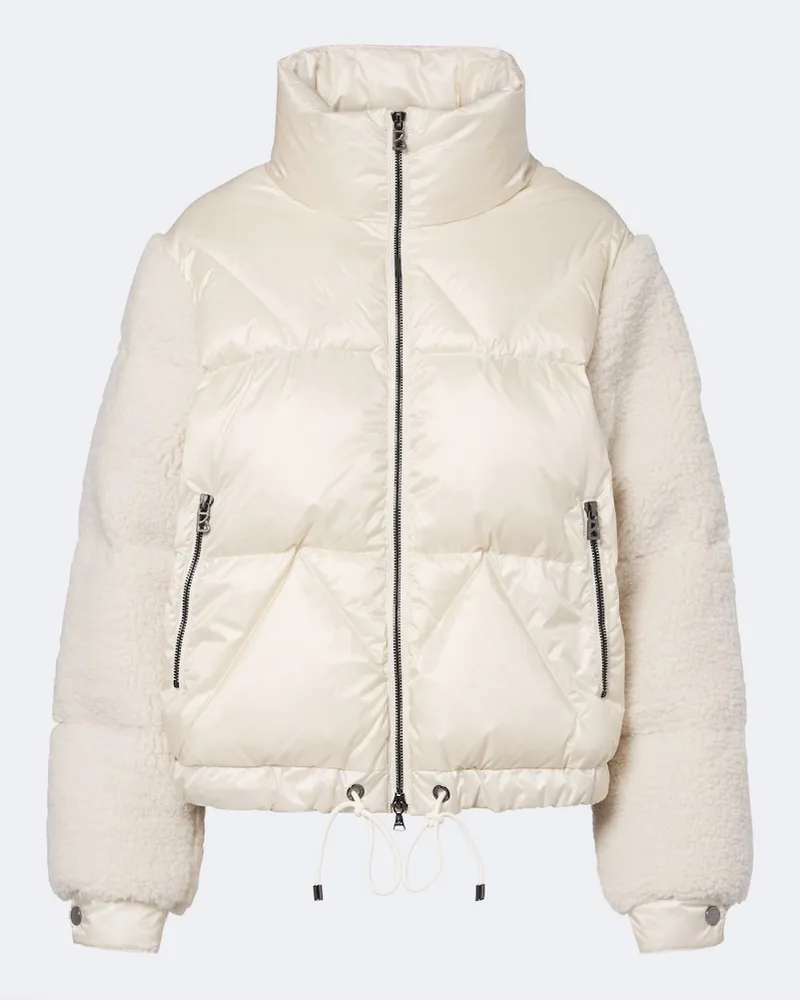 Bogner Daunenjacke Queeny mit Teddyfleece Weiß