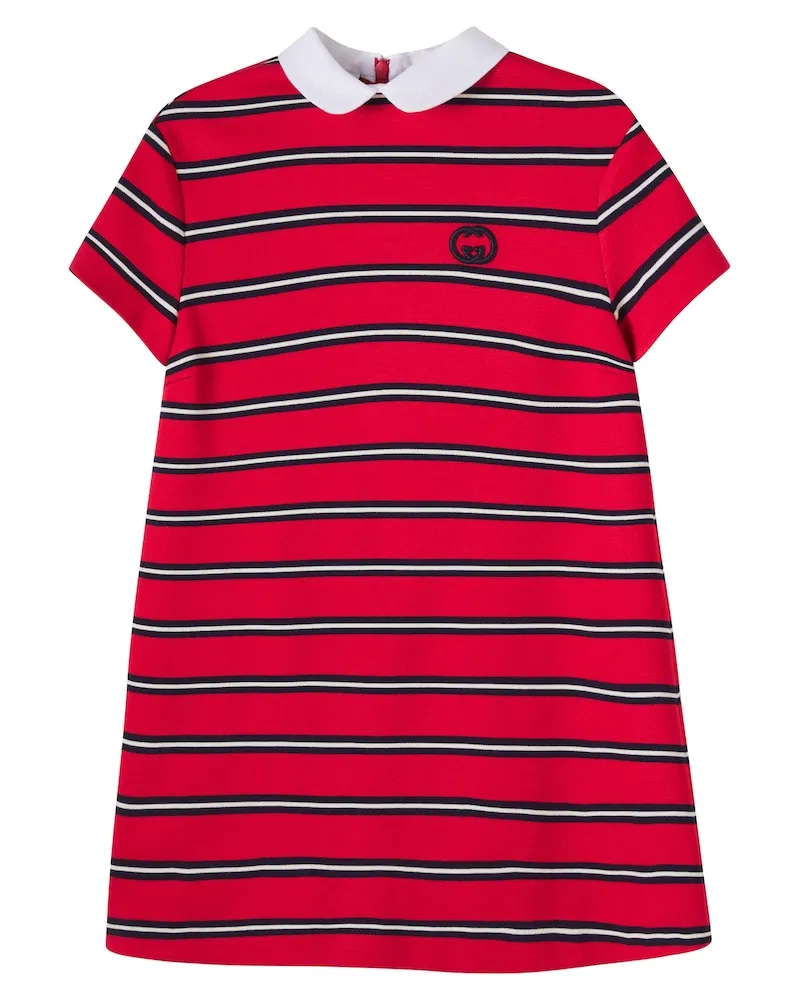Gucci Polokleid Interlocking G Rot