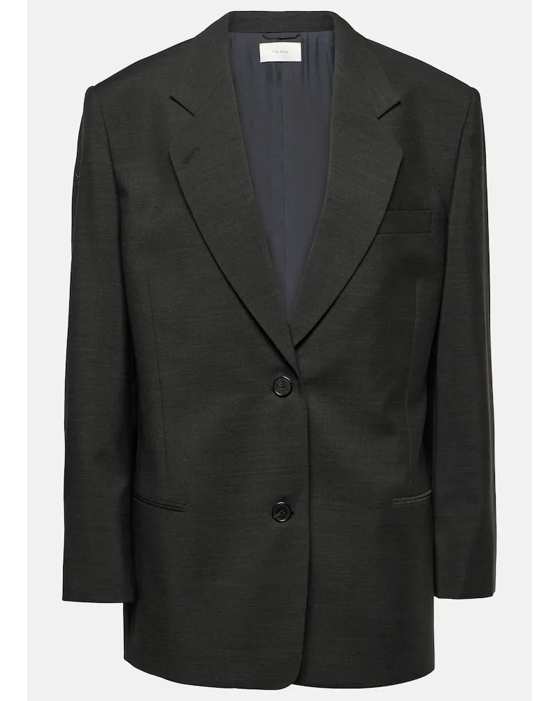 The Row Blazer aus Schurwolle Grau