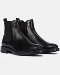 TOD'S Chelsea Boots aus Leder Schwarz