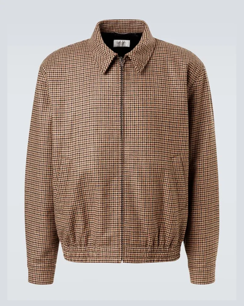 Saint Laurent Blouson Braun