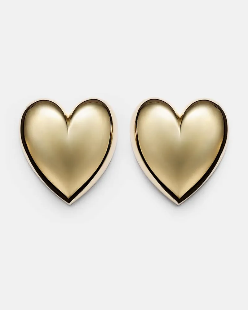 Jennifer Fisher Ohrringe Puffy Heart, 14kt vergoldet Gold
