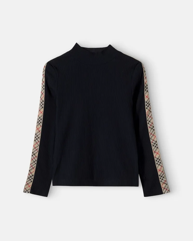 Burberry Pullover Burberry Check Schwarz