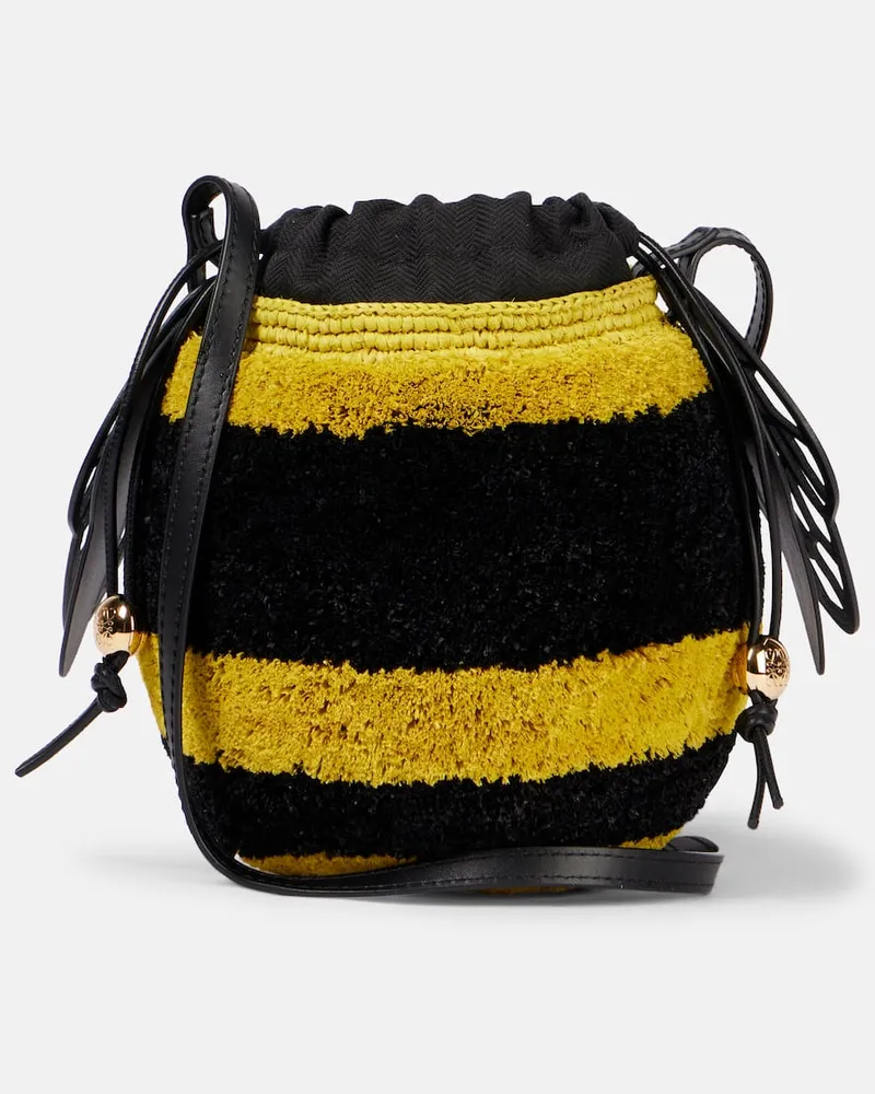Loewe Paula's Ibiza Schultertasche Bee Gelb