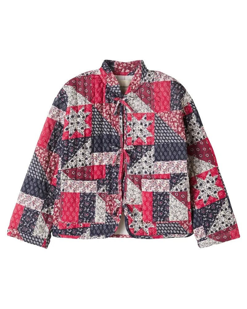 The New Society Jacke Quill aus Baumwoll-Cord Multicolor