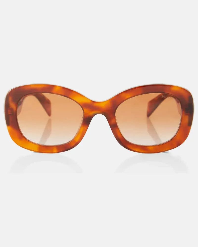 Prada Oversize-Sonnenbrille Braun